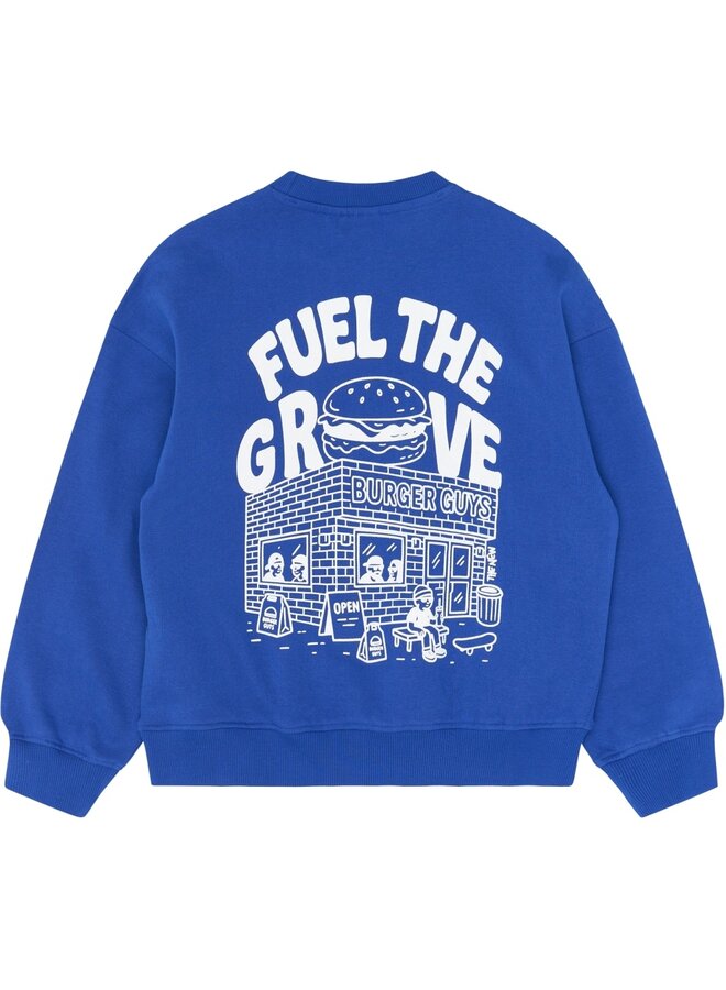 The New - Yonas oversized sweatshirt - Mazarine blue