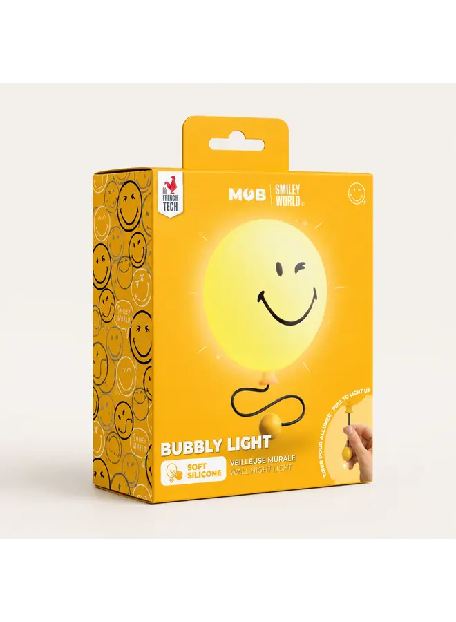 Bubbly light smiley world - Yellow