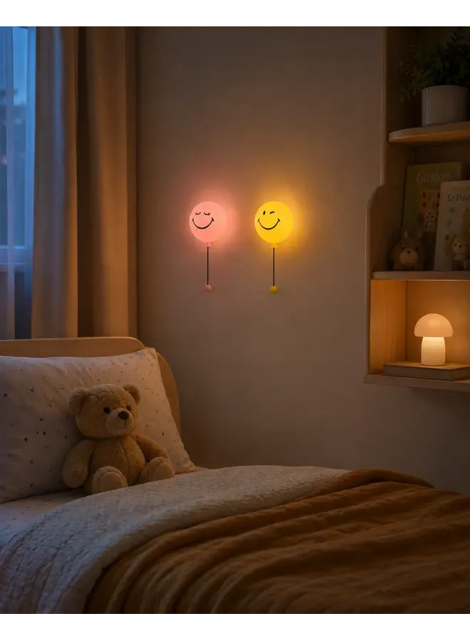 MOB - Bubbly light smiley world - Yellow