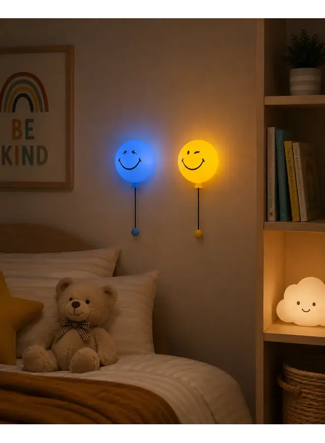 MOB - Bubbly light smiley world - Yellow