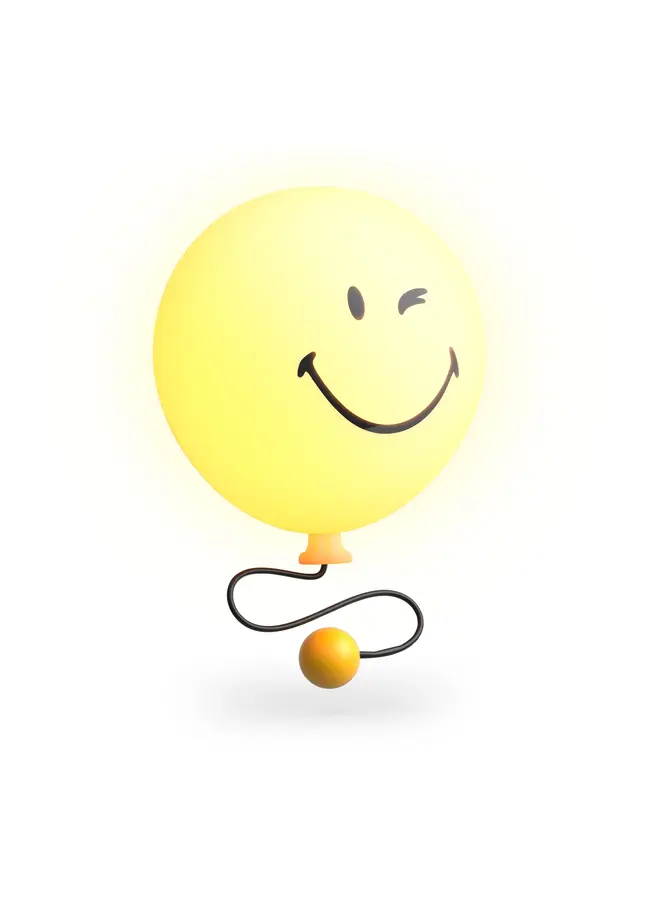 MOB - Bubbly light smiley world - Yellow