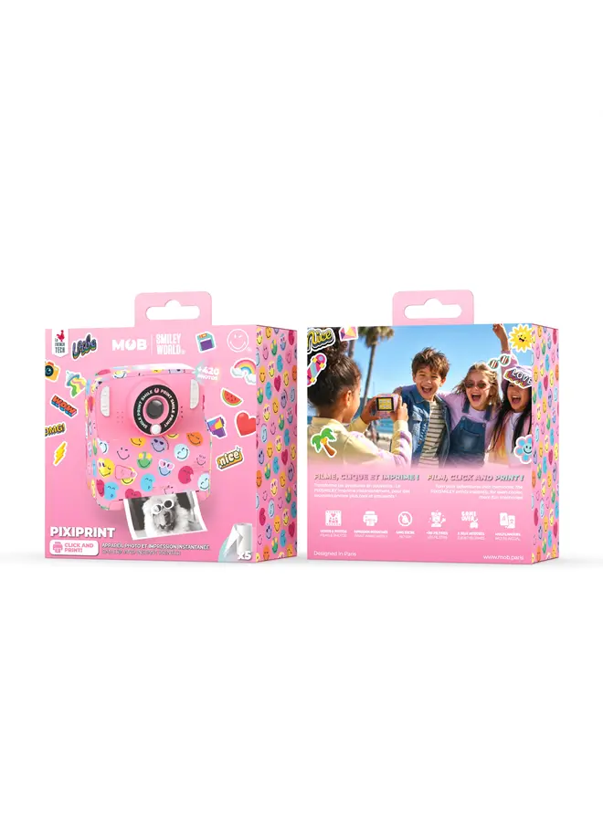 MOB - Pixiprint smiley world - Pink