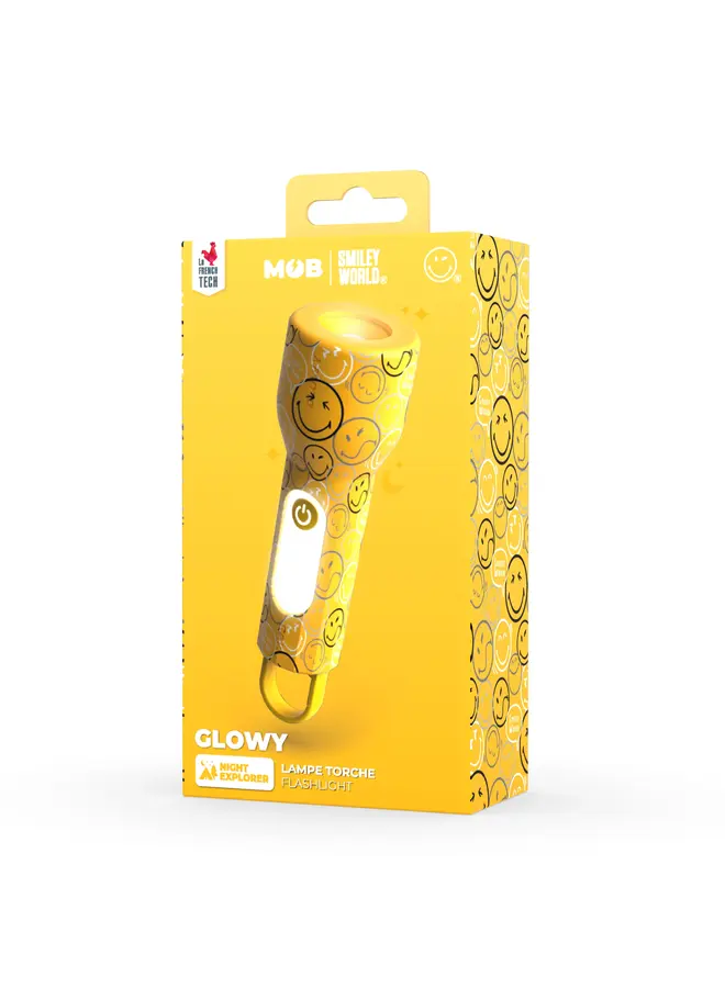 MOB - Glowy smiley world - Yellow