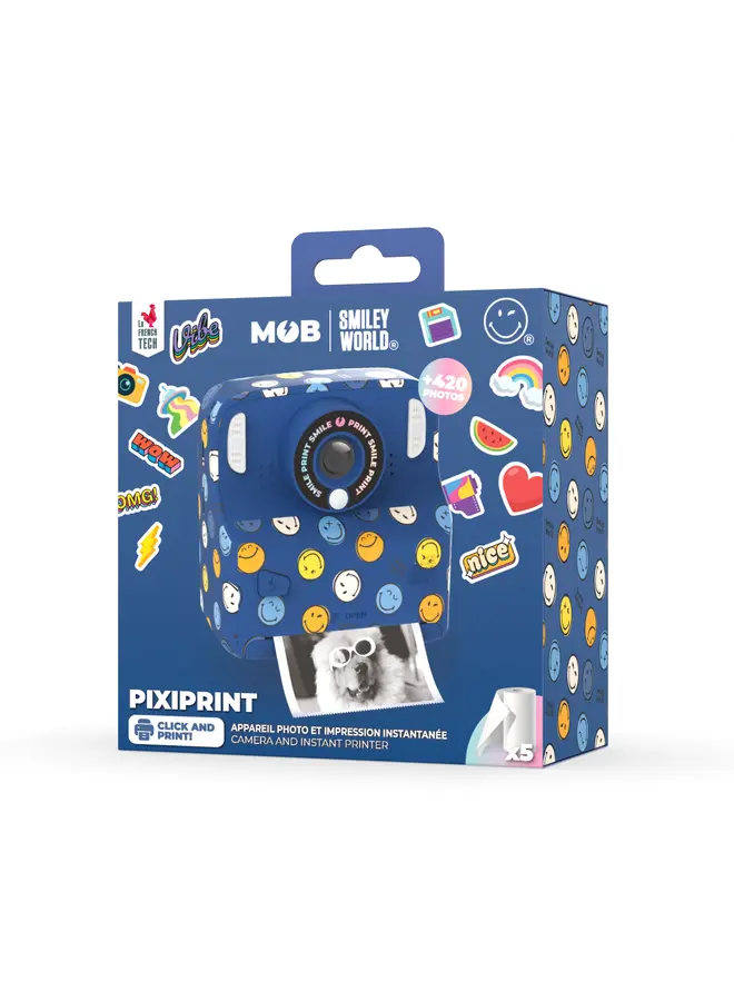 MOB - Pixiprint smiley world - Blue