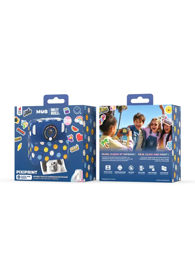 MOB - Pixiprint smiley world - Blue