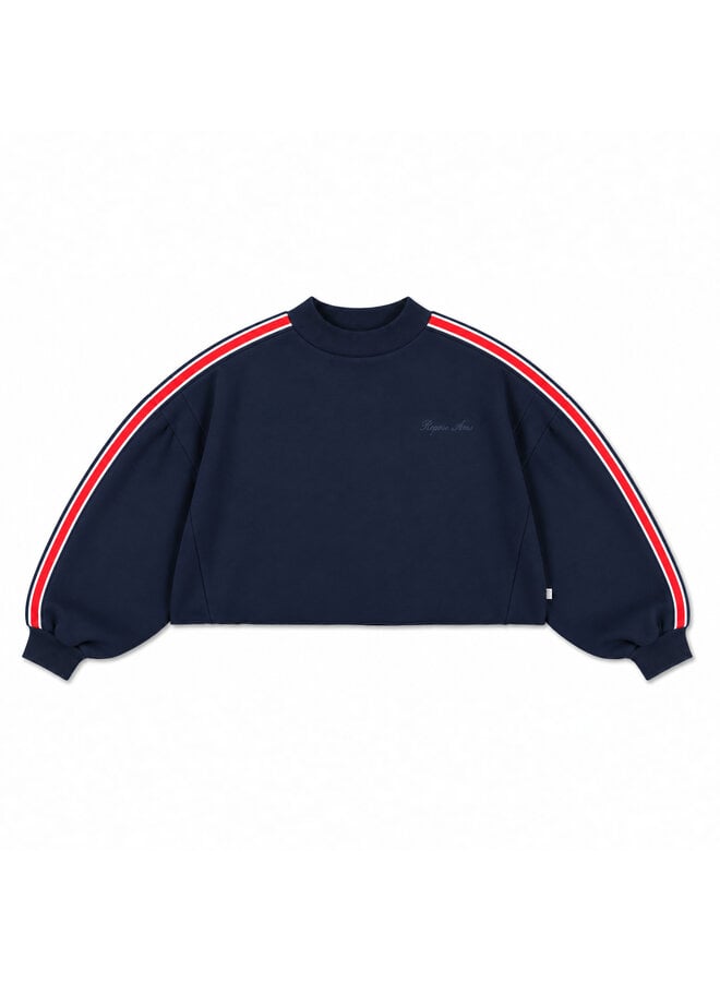 Crop heart sweater - Blue note