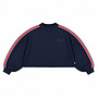 Repose AMS - Crop heart sweater - Blue note