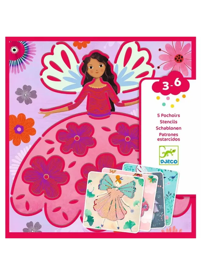 Djeco - Pochoirs - Fairies - DJ08821