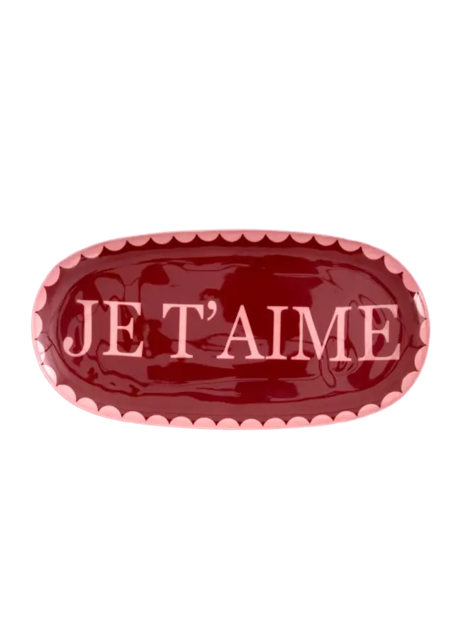 rice - Serveerschaal - Je t'aime