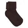 MP Denmark - Cotton rib baby socks - 541 Dark brown