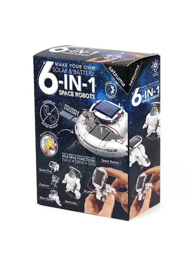 Make your own 6-in1 space robots