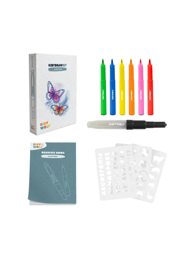 Kidywolf - Kidydraw-pad kit blow pen