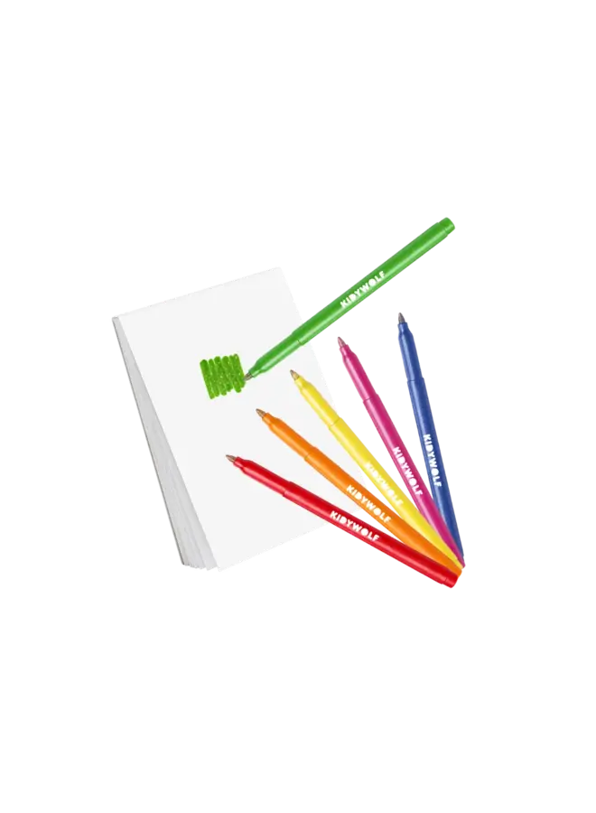 Kidywolf - Kidydraw-pad kit glitterset