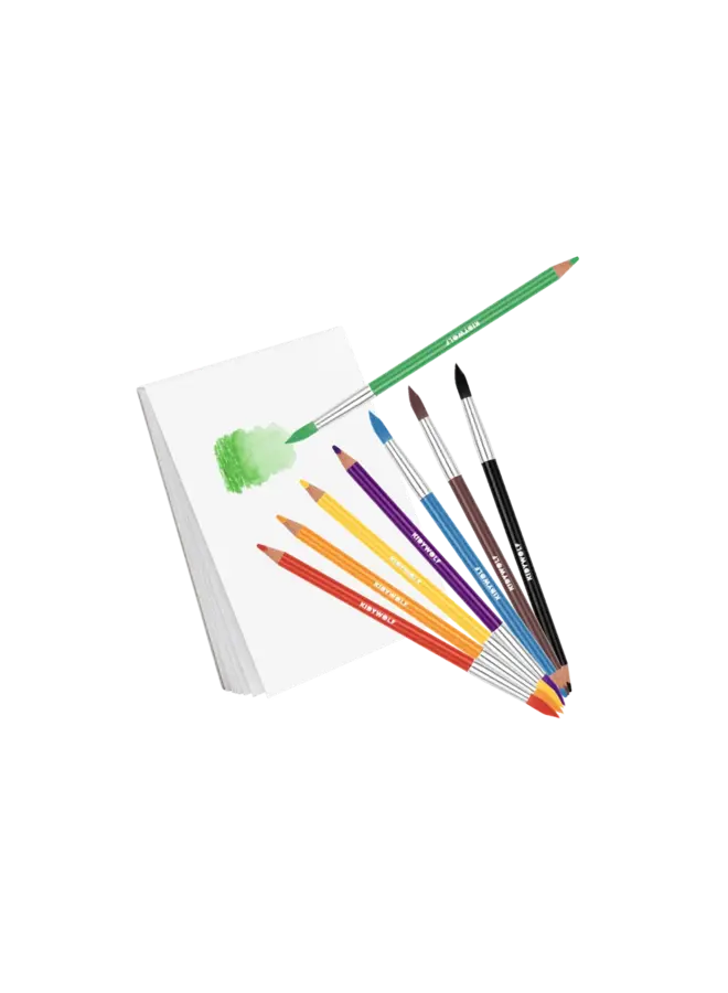 Kidywolf - Kidydraw-pad kit aquarelset
