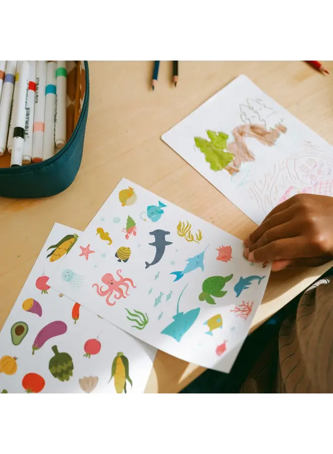 Kidywolf - Kidydraw-pad kit aquarelset