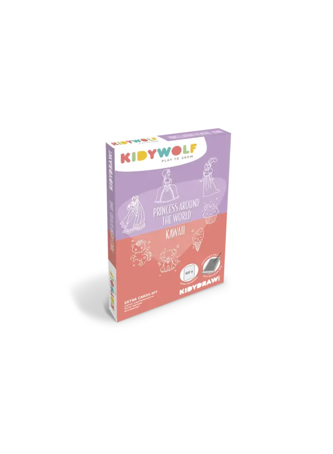 Refill Kidydraw-Mini - Princess around the world & Kawaii