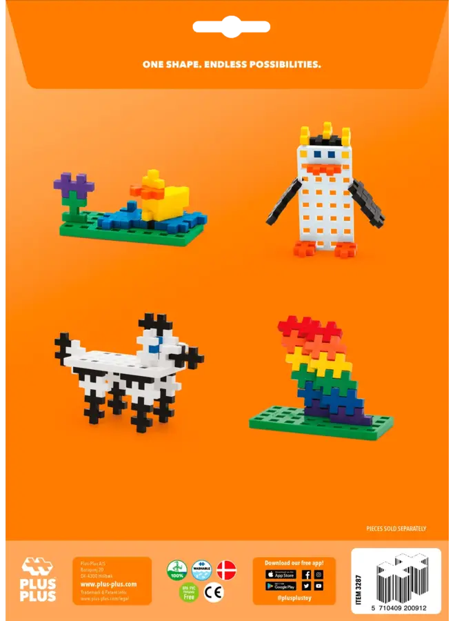 Plus Plus - BIG baseplate duo - Green & White