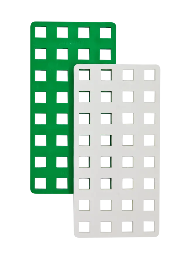 Plus Plus - BIG baseplate duo - Green & White