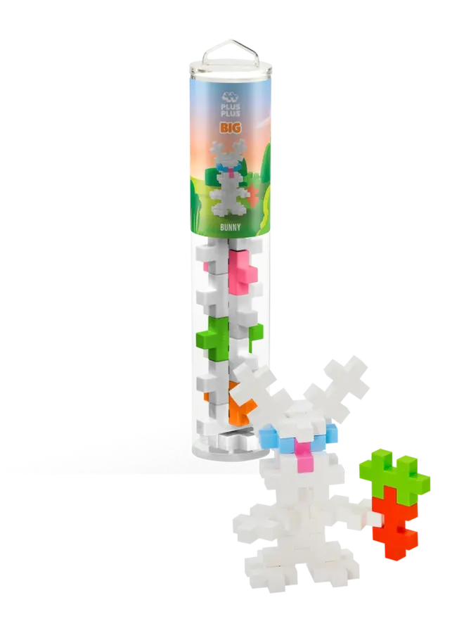 Plus Plus - BIG tube - Rabbit (15 stukjes)