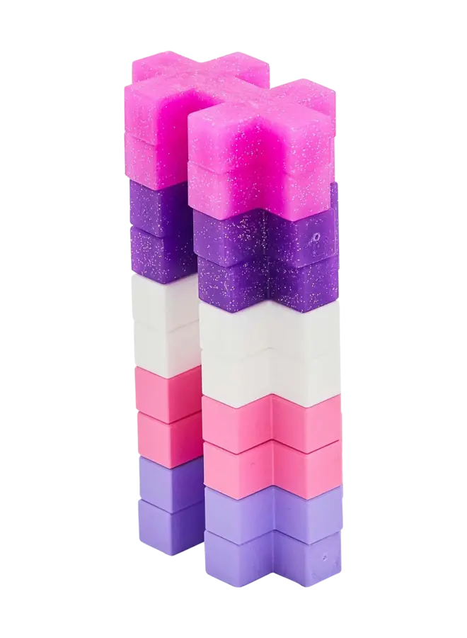 Plus Plus - BIG tube - Glitter (15 stukjes)