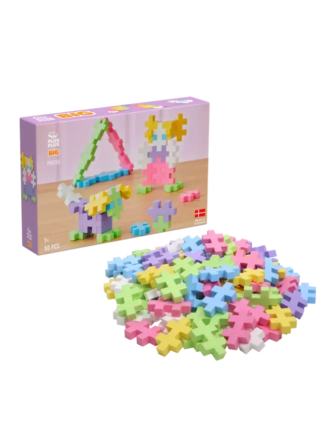 Plus Plus - BIG pastel (50 stukjes)