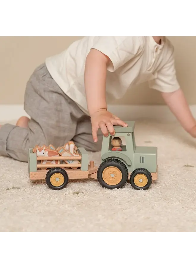 Little Dutch - Tractor met trailer - Little farm