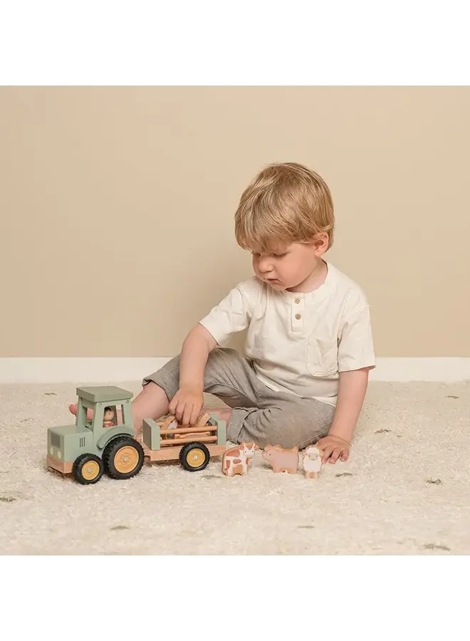 Little Dutch - Tractor met trailer - Little farm
