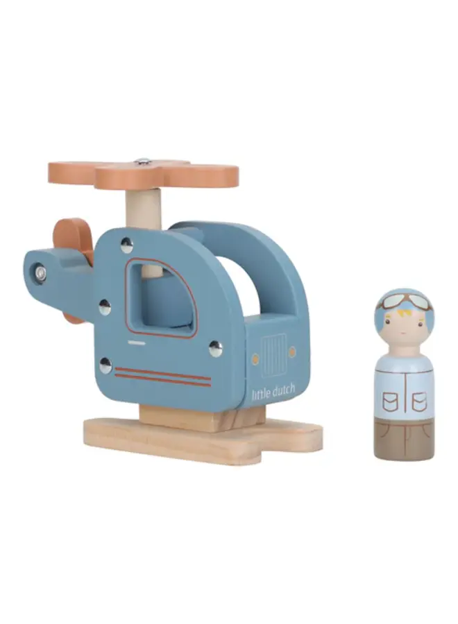Houten helikopter