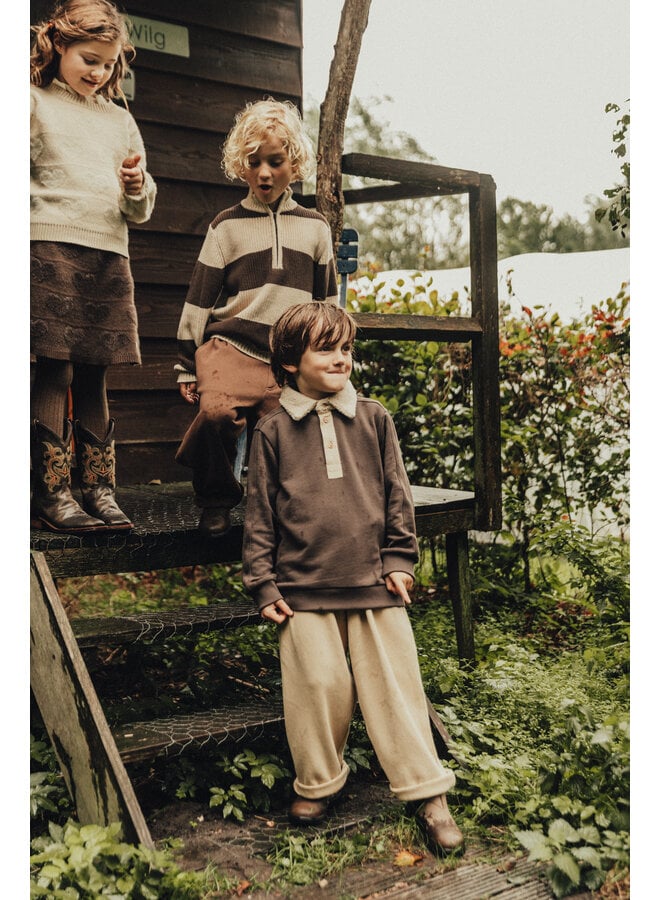 Baje Studio - Nox sweater - Brown dark