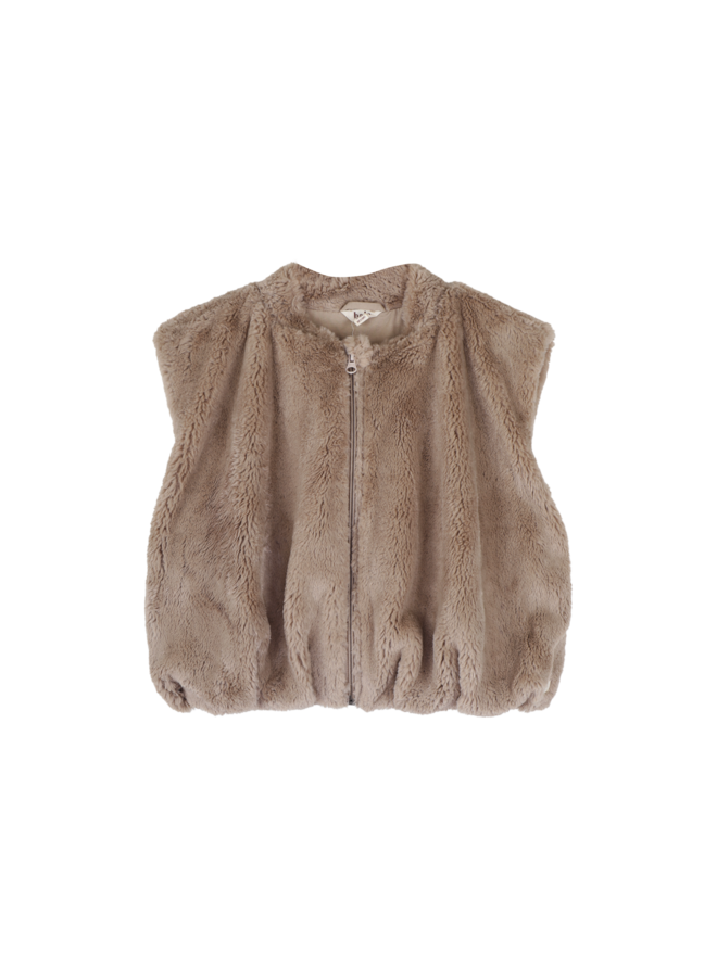 Loue gilet - Beige