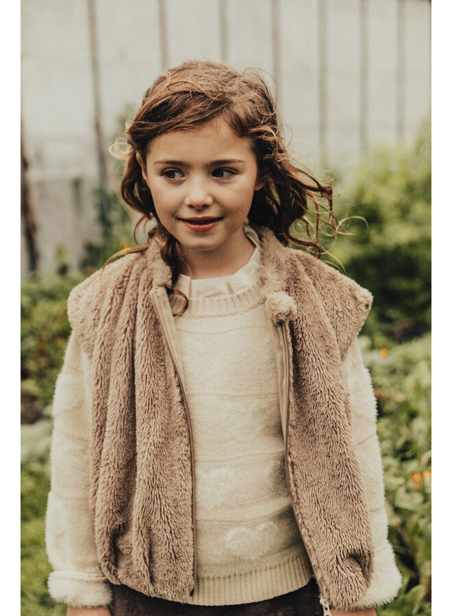 Baje Studio - Loue gilet - Beige