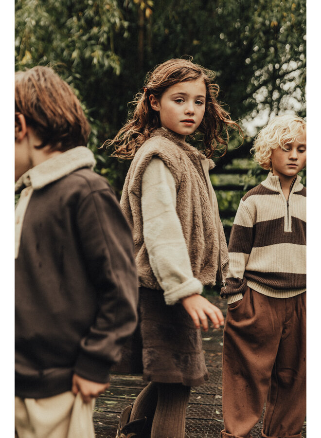 Baje Studio - Loue gilet - Beige