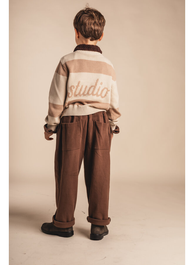 Baje Studio - Damye pants - Brown dark