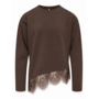 Kids Only - Kamil assymetric lace tee - Bracken tonal lace