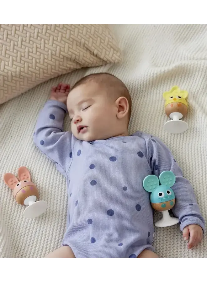 Hape - Cheery critter rattle trio