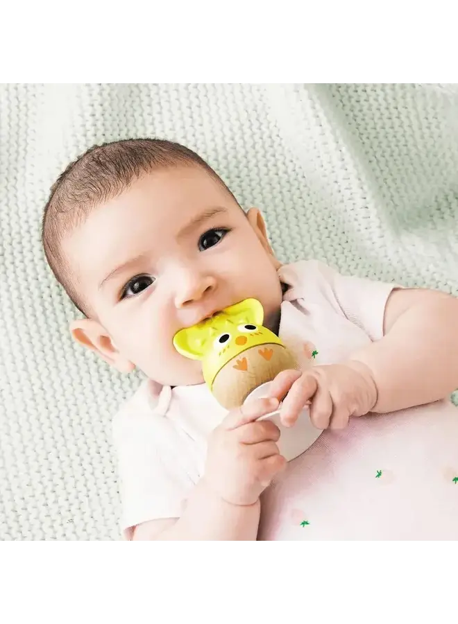 Hape - Cheery critter rattle trio