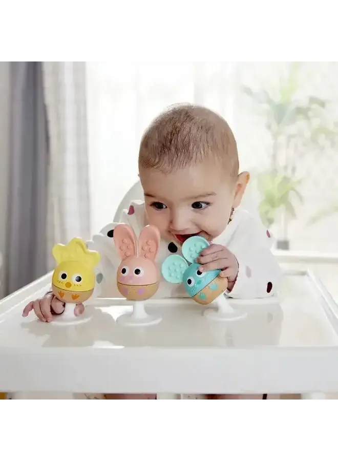Hape - Cheery critter rattle trio