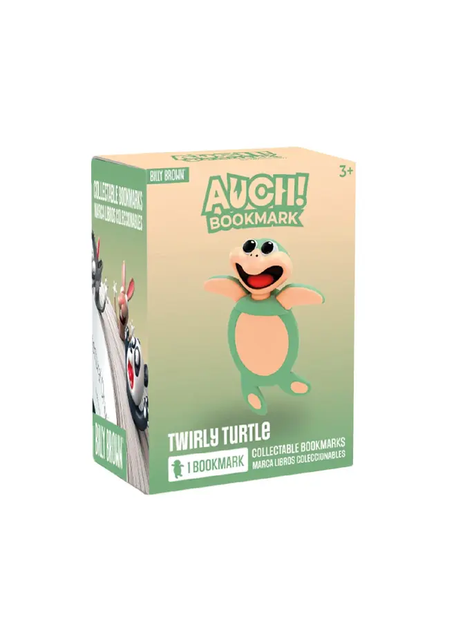 Billy Brown - Auch! bookmark sea animals - Twirly turtle