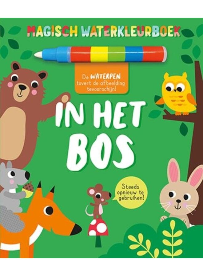 Magisch waterkleurboek - In het bos