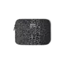 Studio Noos - Leopard puffy laptop sleeve - Anthracite