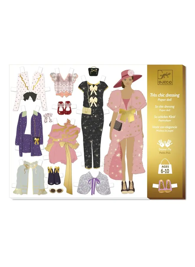 Djeco - Aankleedpoppen - So chic wardrobe