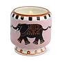 DesignWorks Ink - A dopo elephant ceramic candle - Tobacco vanilla