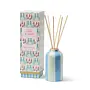 DesignWorks Ink - A dopo blue cheetahs ceramic diffuser - Linen & Orris