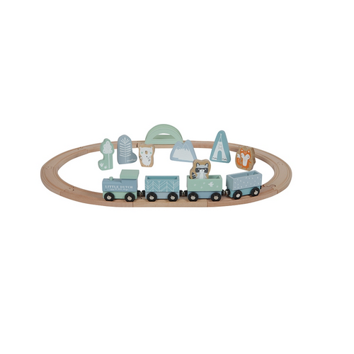 Little Dutch Treinbaan - adventure blue Little Dutch Treinbaan - adventure blue