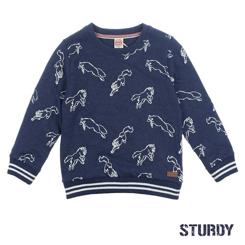 Sturdy Sweater AOP - Good Fellows Sturdy Sweater AOP - Good Fellows
