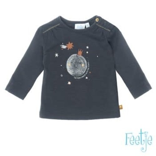 Feetje Longsleeve Moon - Sparkle - Antraciet Melange Feetje Longsleeve Moon - Sparkle - Antraciet Melange
