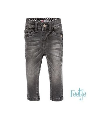 Feetje Power stretched slim fit denim - Antraciet denim