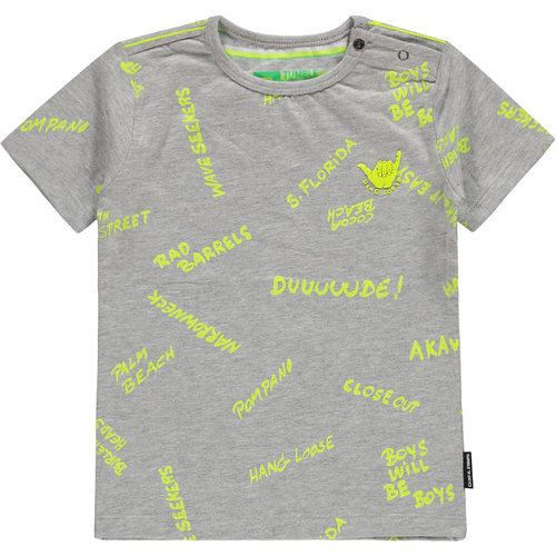 Tumble 'n Dry Low Tristiano - Ss T-shirt - Light Grey Melange Tumble 'n Dry Low Tristiano - Ss T-shirt - Light Grey Melange