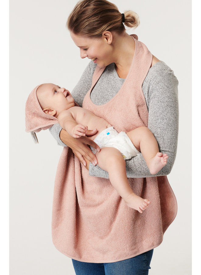 Noppies - Clover Terry Wearable Baby Hooded Towel - Misty Rose