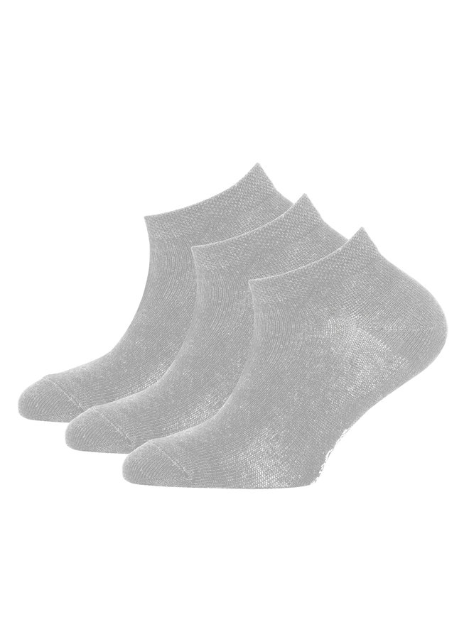 Ewers - Sneaker - 3-Pack Uni - Grey Melange